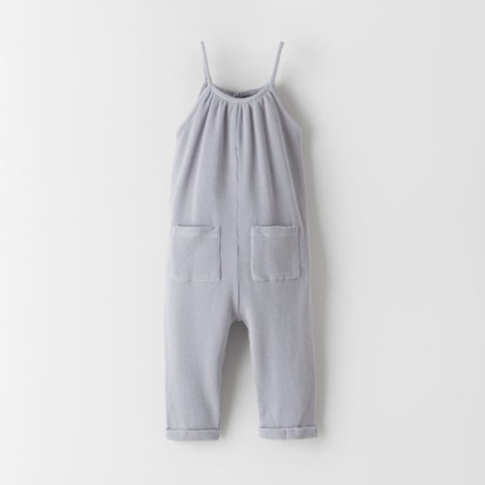 New Zara WAFFLE KNIT BODYSUIT